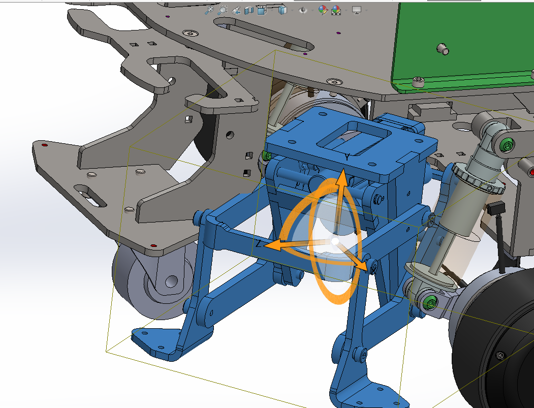 Suspension assembly motion analysis — designed for ergonomic installation from day one